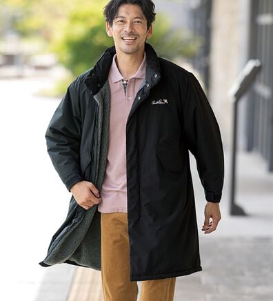 「＜アーノルド　パーマー＞ハイブリッドダウン裏ボアモッズコート（メンズコート）」