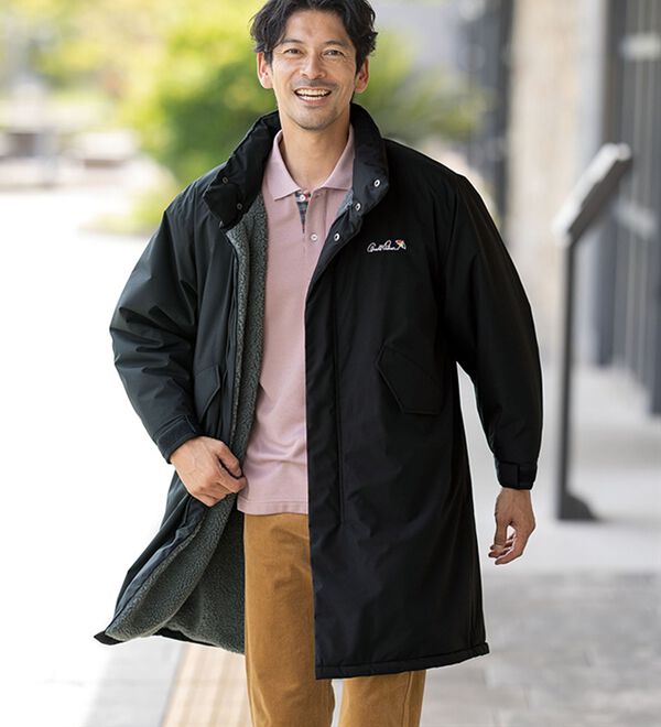 「＜アーノルド　パーマー＞ハイブリッドダウン裏ボアモッズコート（メンズコート）」｜詳細画像