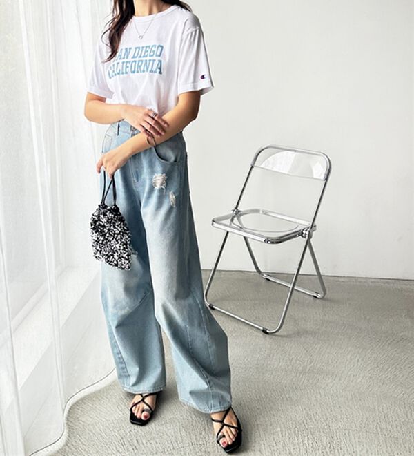 GeeRA（ジーラ）の「【ｃｈａｍｐｉｏｎ】ロゴＴシャツ（Tシャツ）」｜詳細画像