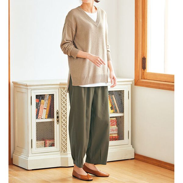 BELLUNA（ベルーナ）の「ニット&times;Ｔシャツアンサンブル（アンサンブル）」｜詳細画像