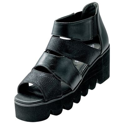 BELLUNA（ベルーナ）の「４Ｅコンビ素材キャタピラーシューズ（サンダル・ミュール）」