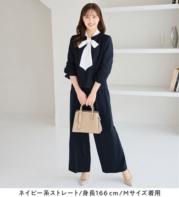 alotta（アロッタ）の「【選べるパンツ】洗える！３点セット着回し力抜群スーツ（その他スーツ）」｜詳細画像