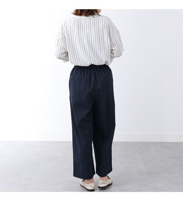 BELLUNA（ベルーナ）の「サラリ快適！ビンテージ調美脚ワイドパンツ（ワイドパンツ・ガウチョ）」｜詳細画像