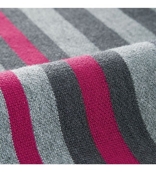 BELLUNA（ベルーナ）の「配色ボーダー使いニットベストアンサンブル（アンサンブル）」｜詳細画像