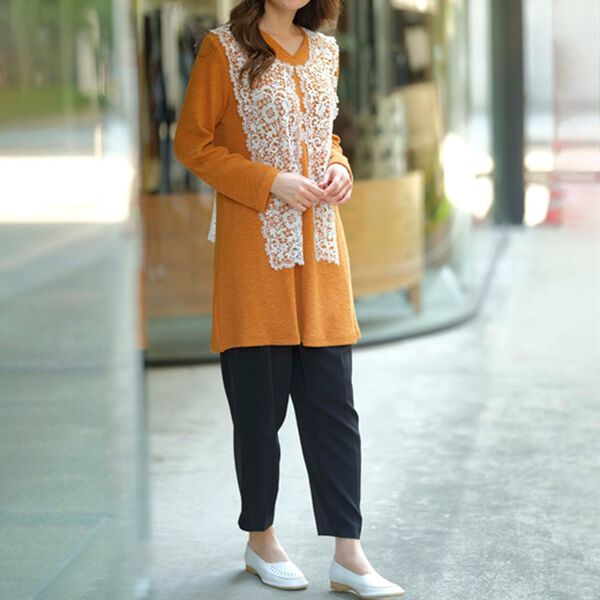 BELLUNA（ベルーナ）の「これ１つで上品魅せ！レースベスト（ベスト）」｜詳細画像