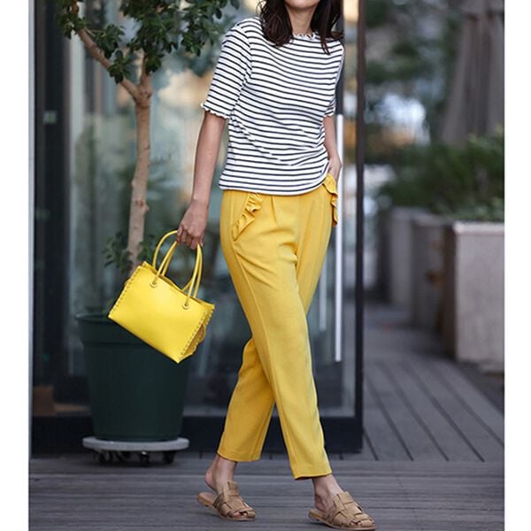 RANAN（ラナン）の「フリルポケットテーパードパンツ（テーパードパンツ）」｜詳細画像