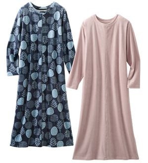 LAVIENNE（ラヴィエンヌ）の「ストレッチフリースルームワンピ（カットソーワンピース）」｜2枚組
