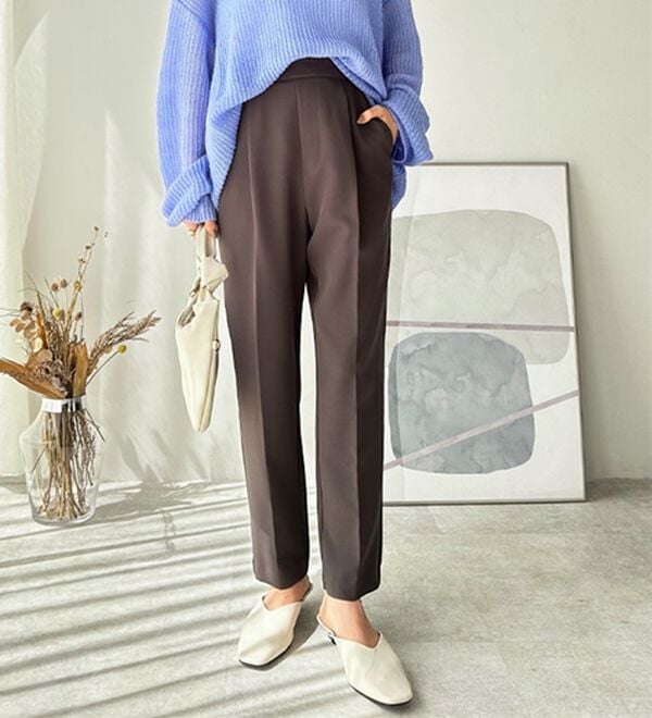 GeeRA（ジーラ）の「美脚きれい魅せ！テーパードパンツ（フルレングスパンツ）」｜詳細画像