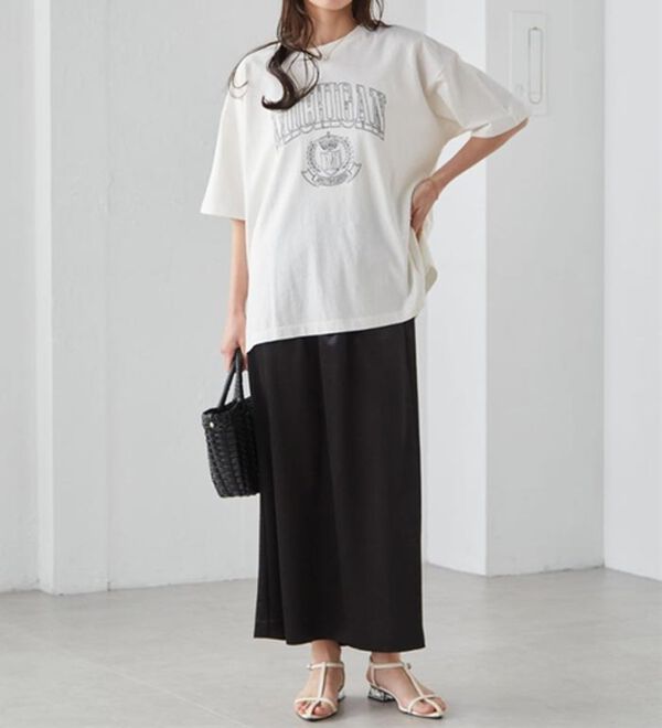 RANAN（ラナン）の「シャイニーサテンナロースカート（ロングスカート）」｜詳細画像