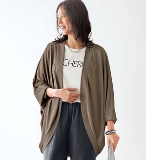 BELLUNA（ベルーナ）の「クールスラブ素材ドルマンカーディガン（その他カーディガン）」｜詳細画像