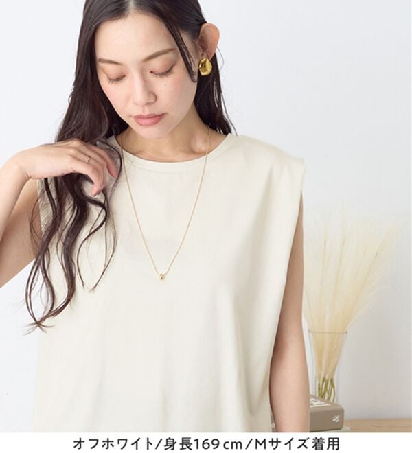 Viola e Viola（ヴィオラ エ ヴィオラ）の「【接触冷感】脇を見せたくない人のためのタンクトップ（タンクトップ・キャミソール）」｜詳細画像