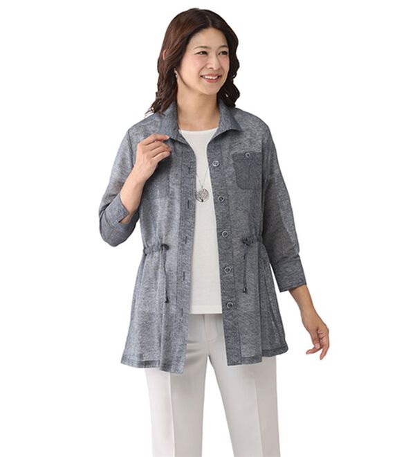 「麻混ジャケット（シャツ）」｜詳細画像