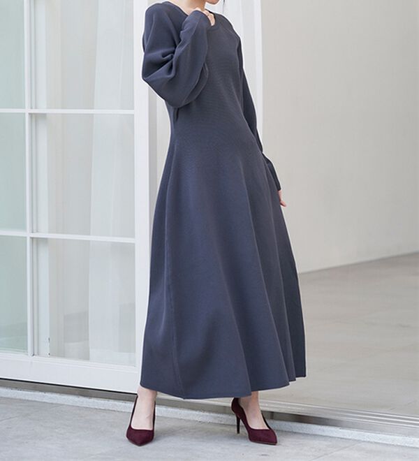 RANAN（ラナン）の「コクーンシルエットニットワンピ（ニットワンピース）」｜詳細画像