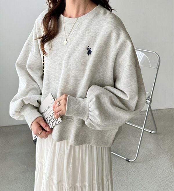 GeeRA（ジーラ）の「【Ｕ．Ｓ．ＰＯＬＯ　ＡＳＳＮ】ショートスウェット（トレーナー・スウェット）」｜詳細画像