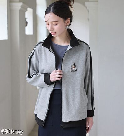 BELLUNA（ベルーナ）の「＜Ｄｉｓｎｅｙ＞【ミッキー＆ミニー】裏毛トラックジャケット（ブルゾン）」