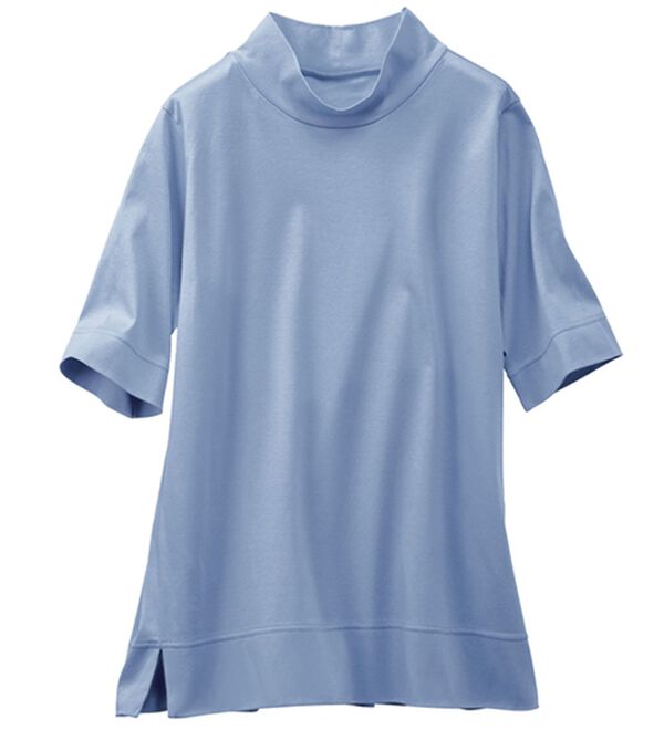 BELLUNA（ベルーナ）の「＜日本製＞クールコットン１００％Ｔシャツ（カットソー）」｜詳細画像