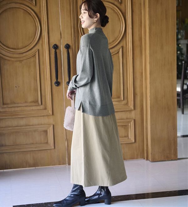 BELLUNA（ベルーナ）の「＜極み編＞肌心地ふんわりハイネックニット（ニット・セーター）」｜詳細画像