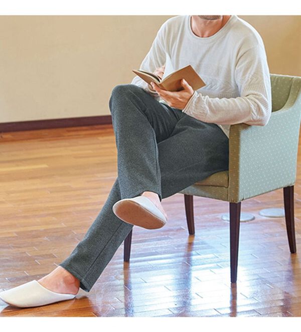 「【３本組】そのままお出かけジャージパンツ（メンズフルレングスパンツ）」｜詳細画像