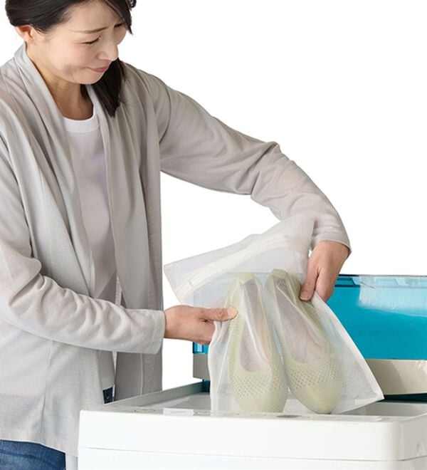 「洗える！軽っとふんわりニットシューズ（フラットシューズ）」｜詳細画像