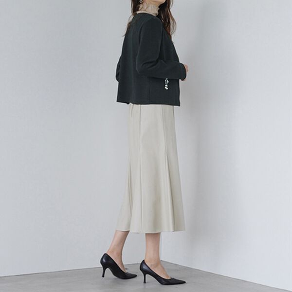 RANAN（ラナン）の「ジャージー素材ビジューポケットデザインブルゾン（ブルゾン）」｜詳細画像