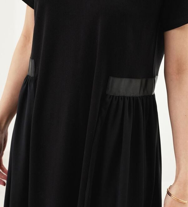 BELLUNA（ベルーナ）の「【Ｌａｇｒｉｌｕａ】サイドシフォン使いギャザー切替ワンピース（その他ワンピース）」｜詳細画像