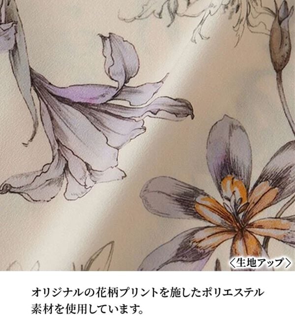 RANAN（ラナン）の「レトロフラワーシャツワンピース（プリントワンピース）」｜詳細画像