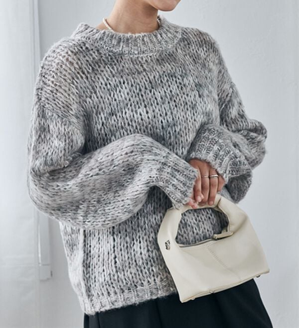 RANAN（ラナン）の「ミックスカラーシャギーニット（ニット・セーター）」｜詳細画像