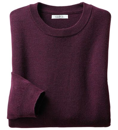 「＜シンプル＆プラス＞毎日着たいシンプルニット（メンズニット・セーター）」