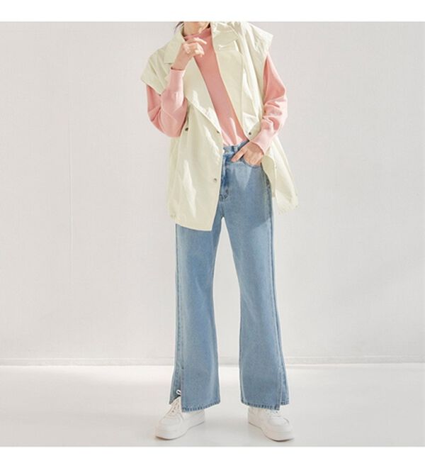 RANAN（ラナン）の「２ＷＡＹナイロントレンチコート（ハーフコート）」｜詳細画像