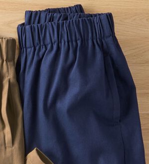 BELLUNA（ベルーナ）の「頑張らない日のカジュアルパンツ（フルレングスパンツ）」｜ネイビー