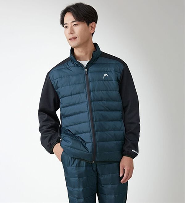「＜ヘッド＞ダウンで暖か！防風スポーティジャケット（メンズジャケット）」｜詳細画像