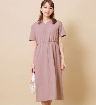 ♡新品未使用♡simonetta♡ワンピース　14A カットジョーゼットドロスト使いワンピース - ベルーナ【公式】