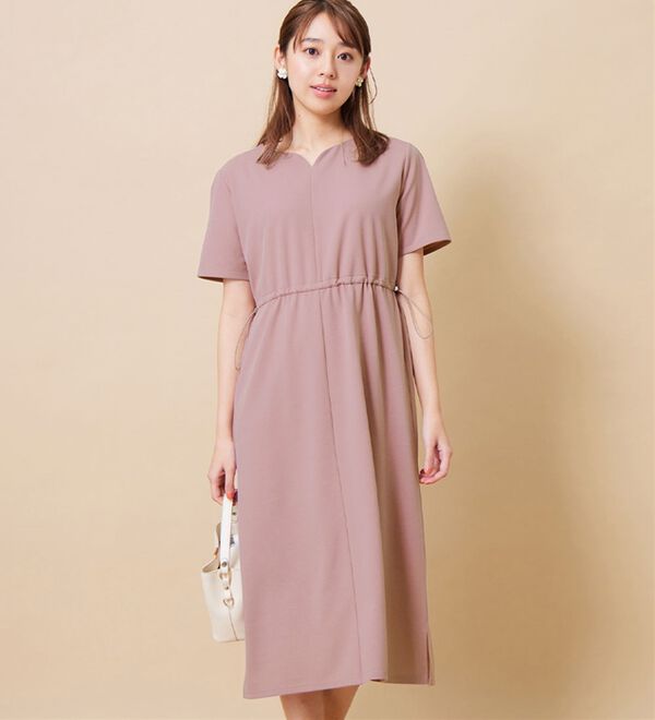 カットジョーゼットドロスト使いワンピース - ベルーナ【公式】