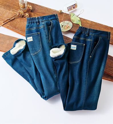 ルフラン（ルフラン）の「【２本組】濃柔デニムパンツ＜ポニム＞（フルレングスパンツ）」
