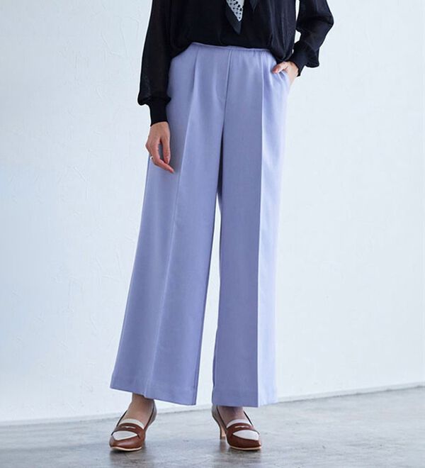 Pierrot（ピエロ）の「【Pierrot限定サイズ】大人の高見えワイドパンツ（ワイドパンツ・ガウチョ）」｜詳細画像