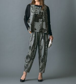 ルフラン（ルフラン）の「大人のモノトーンセットアップ＜アリシア＞（セットアップ）」｜詳細画像