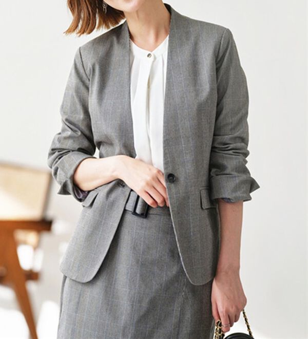 GeeRA（ジーラ）の「洗える！ストレッチカセットスーツ（その他ワンピース）」｜詳細画像