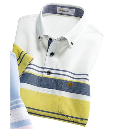 「＜ゴールデンベア＞マルチカラーアクティブポロシャツ（メンズシャツ）」