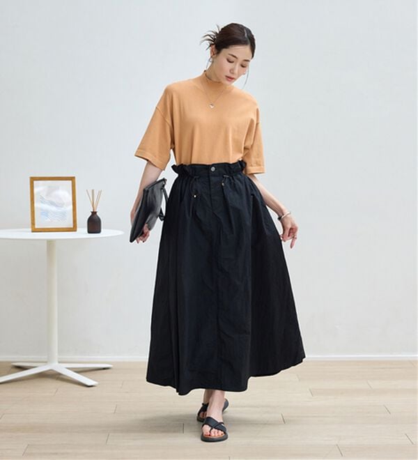 BELLUNA（ベルーナ）の「Ｔシャツが苦手な方に！ひんやり綿混ニットＴ【選べるデザイン】（ニット・セーター）」｜詳細画像
