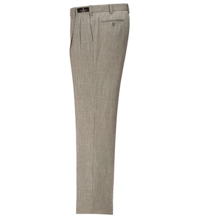 「裾上げ済杢調爽やかウエストストレッチスラックス（メンズスラックス）」