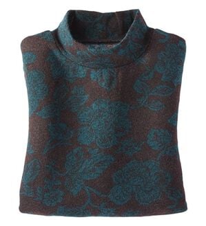 BELLUNA（ベルーナ）の「ふんわり華やぎチュニック（チュニック）」｜シルエット花柄