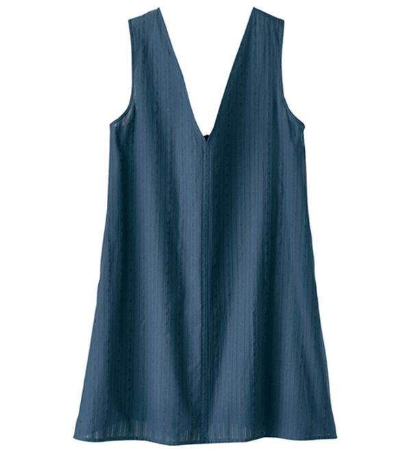 BELLUNA（ベルーナ）の「【２枚組】ドビー素材バックリボンジャンパースカート（ジャンパースカート）」｜詳細画像