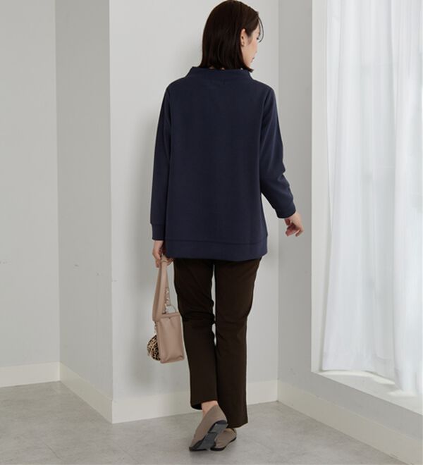 BELLUNA（ベルーナ）の「綿タッチハイパー美脚フレアーパンツ（フルレングスパンツ）」｜詳細画像