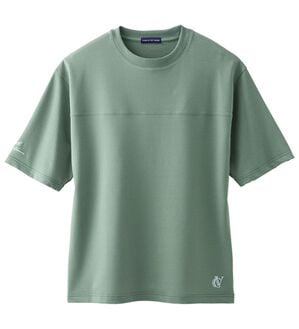 「ＣＶＨ）ゆったりサッカー素材Ｔシャツ（メンズＴシャツ）」｜グリーン