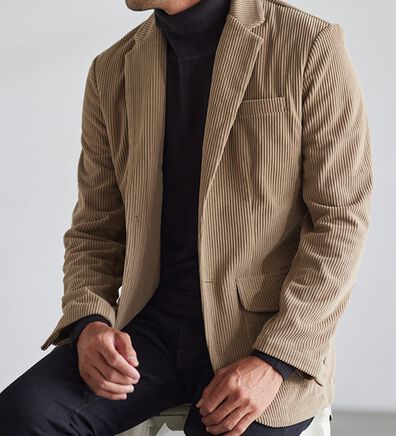 「シワになりにくいコーデュロイジャケット（メンズジャケット）」