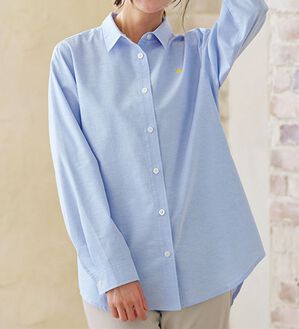 BELLUNA（ベルーナ）の「【ＰＯＬＯ　ＢＣＳ】オックス素材刺しゅうシャツ（シャツ）」｜詳細画像