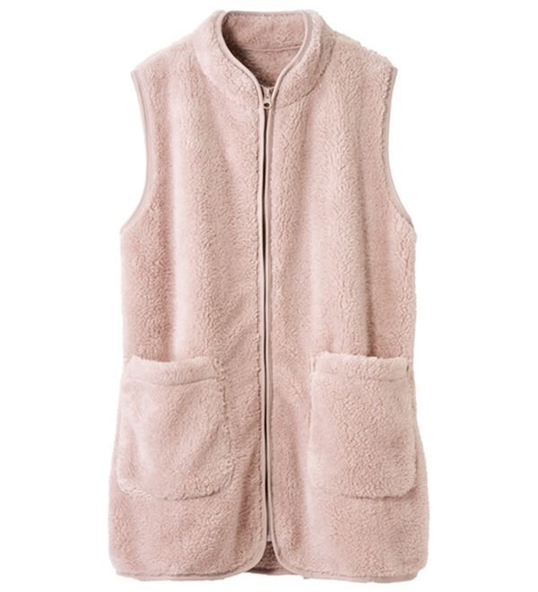 LAVIENNE（ラヴィエンヌ）の「ふわふわ暖かフリースベスト（ベスト）」｜詳細画像