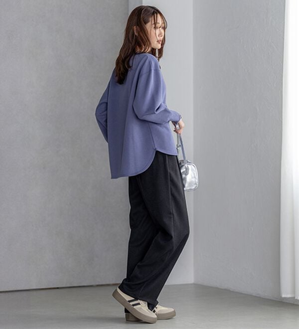 BELLUNA（ベルーナ）の「【毛玉になりにくい】あったかキレイ！大人のこだわりトレーナー（トレーナー・スウェット）」｜詳細画像