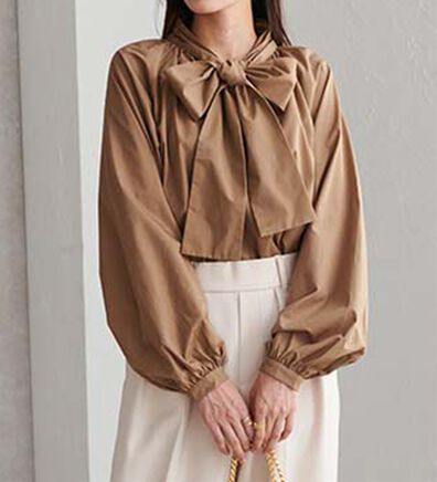 RANAN（ラナン）の「ボリュームボウタイブラウス（ブラウス）」