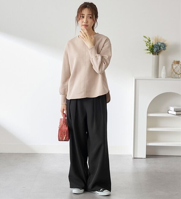 BELLUNA（ベルーナ）の「あったかキレイ！大人のこだわりトレーナー（トレーナー・スウェット）」｜詳細画像